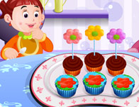 play Flower Cupcakes