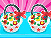 play Flower Basket Cupcake