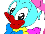 play Joyful Donald Coloring Kissing