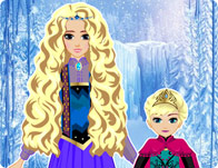 play Elsa & Her Mom Hairstyle