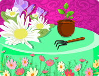 play Flower Garden Cake