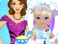 play Elsa'S Babysitter