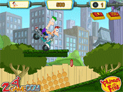play Phineas And Ferb Crazy Motorcycle