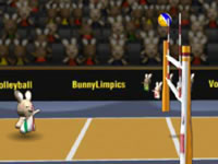 play Bunnylimpics Volleyball