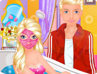 play Barbie Spa With Ken