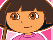 play Baby Dora Clean House Kissing