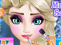 play Elsa Makeup School
