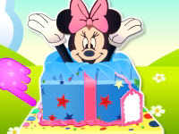 Minnie Mouse Surprise Cake