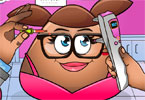 Pou Girl Eye Doctor