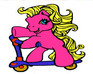 play Racer Pony Coloring