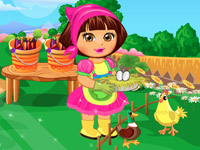 play Dora At The Farm