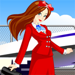 Stewardess Brittany Dressup