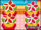 play Floral Marshmallow Cupcakes