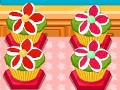 play Floral Marshmallow Cupcakes