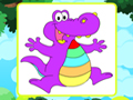 play Proud Alligator Coloring