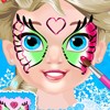 Baby Elsa Butterfly Face Art