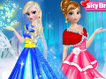 play Frozen Sisters Dress Up