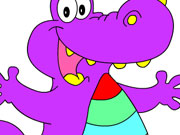 play Proud Alligator Coloring