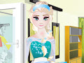 play Elsa House Cleaning