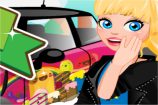 Teen Barbie Mini Cooper Car Wash