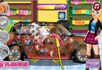 play Barbie Mini Cooper Car Wash