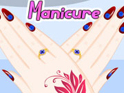 play Sophie Beautiful Manicure Kissing