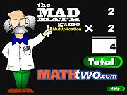 play The Mad Math Game: Multiplication