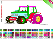 play Tractor Coloring
