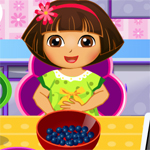 play Dora Blueberry Ice Cream