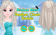 Frozen Elsa Feather Chain Braids