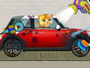 play Ginger Car Wash Kissing