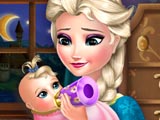 Frozen Elsa Baby Feeding