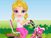 play Baby Barbie Bicycle Ride