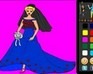 play Barbie Wedding Dress Coloring