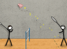 play Stick Figure Badminton