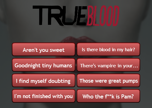 play True Blood Soundboard