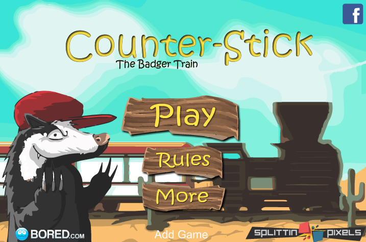 play Counterstick 4 - The Badger Train