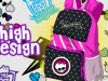 play Monster High Backpack Design