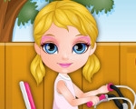 play Baby Barbie Bicycle Ride