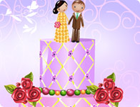 play Luscious Wedding Cake Decor