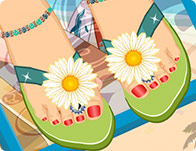 play Summer Sandals Decoration