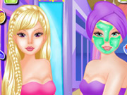 play Twin Barbie Spa Salon