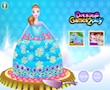 Frozen Princess Gown Cake Decor