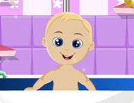 Baby Luke Bathing