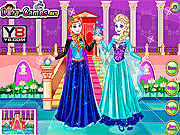 play Elsa With Anna Dress Up