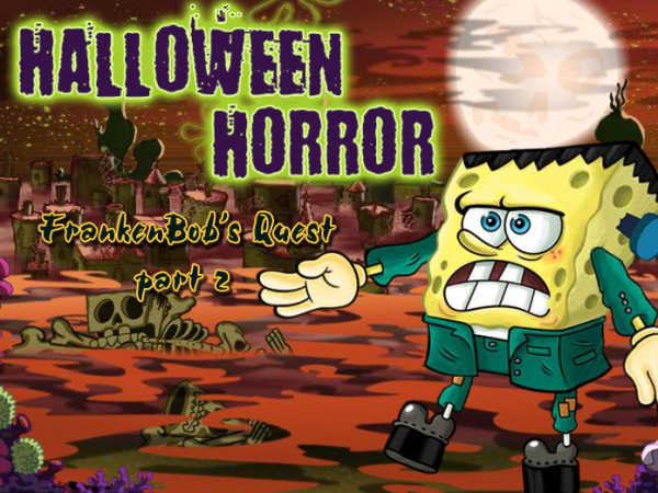 play Spongebob Squarepants: Halloween Horror, Frankenbob'S Quest Pt 2