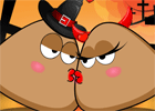 Pou Halloween Kissing