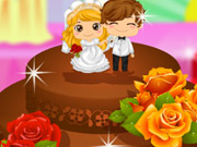 play Wedding Chocolate Cake Kissing