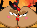 play Pou Halloween Kissing