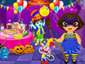 play Dora Halloween Prepare